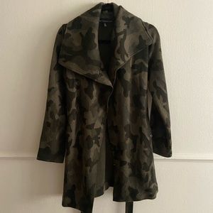 WHBM Camo Wrap Sweater